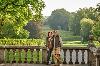 Vignoble en Belgique, château de Bioul